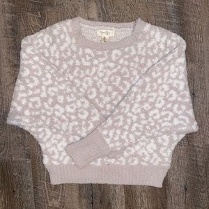 Small Jessica Simpson Cheetah Print Sweater